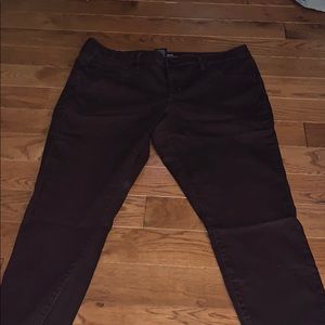 Maroon jeans